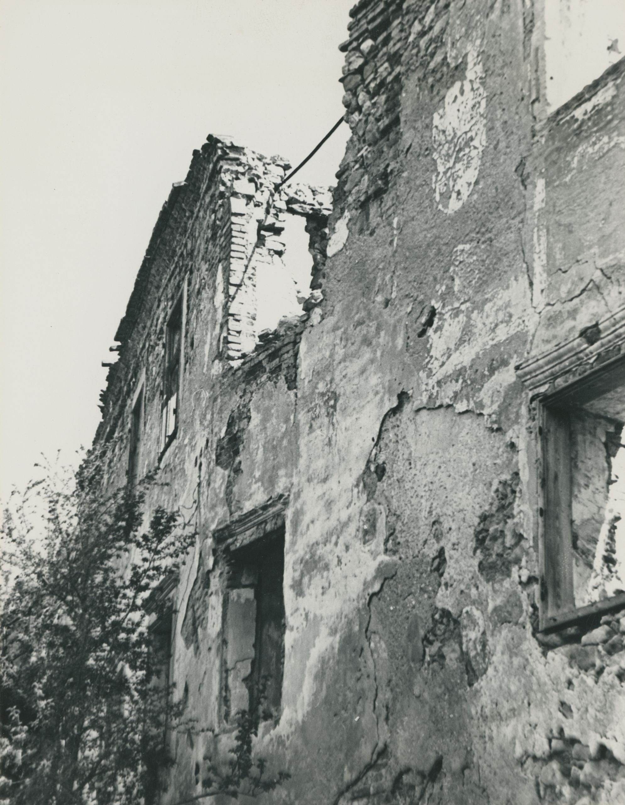neutvrđen autor, Ivanec - Stari grad, zapadno pročelje, srednji dio