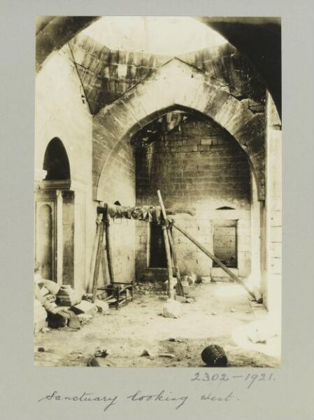 K.A.C. Creswell, Mihrab in sanctuary of Madrasa al-Zahiriyya, Aleppo