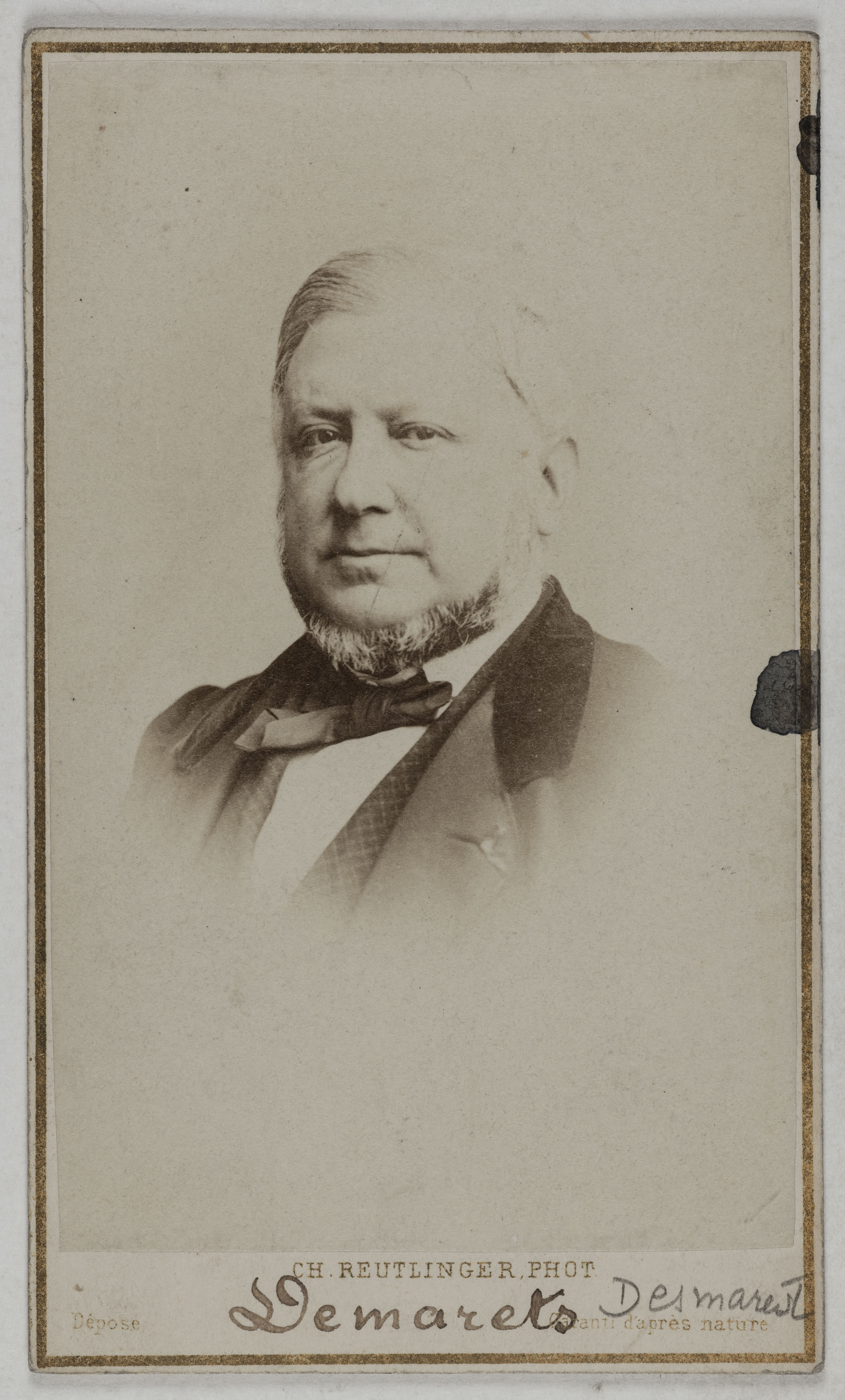 Charles Reutlinger, Portrait de Desmarest Ernest Léon Joseph, (1815-?), (avocat)