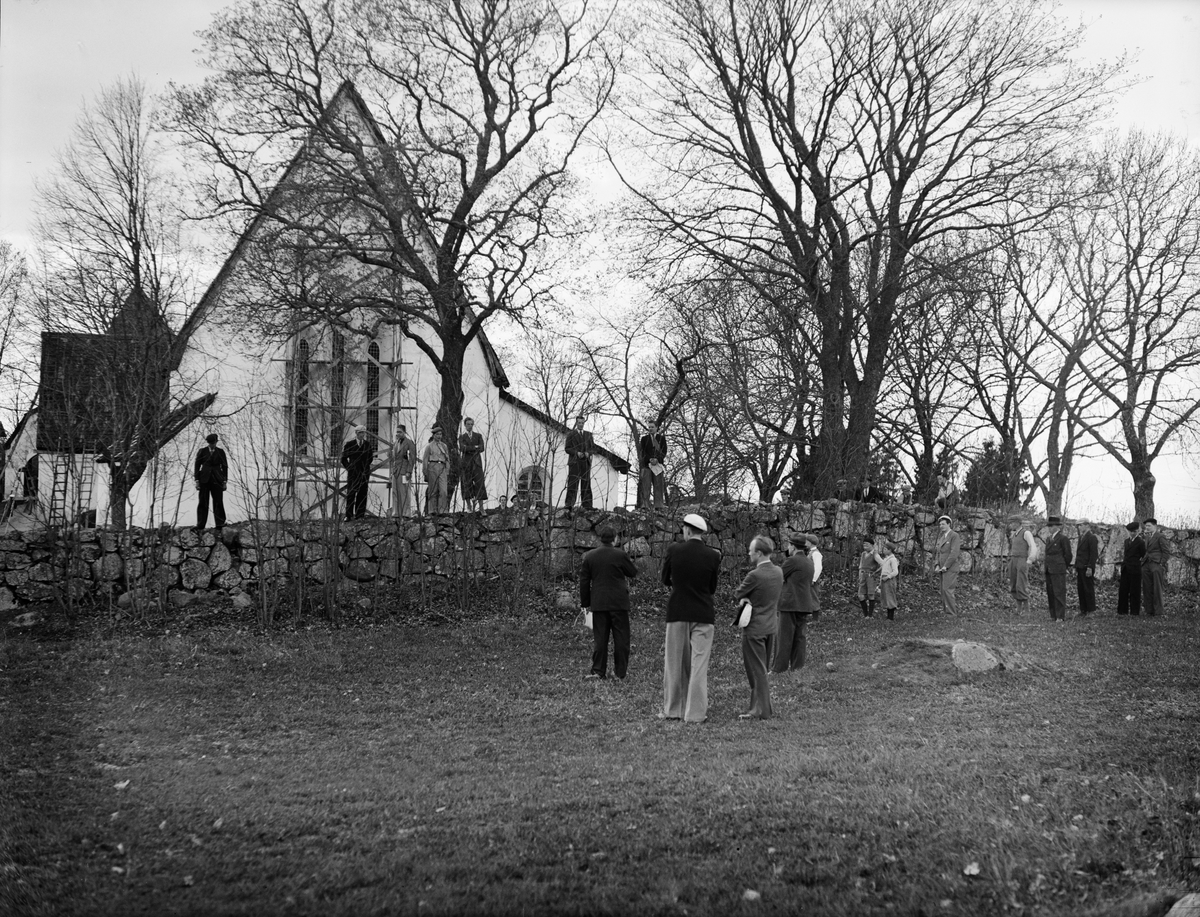 Paul Sandberg, Folk Collection at Harkberga Church, Harkberga parish, Uppland June 1936