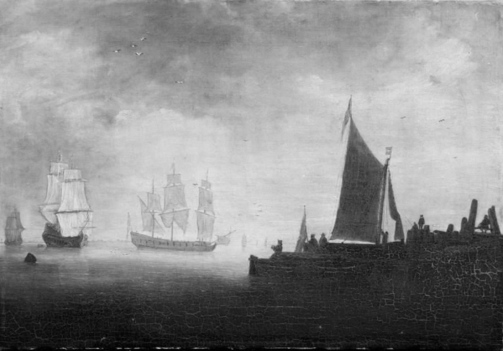 Jan Josefsz van Goyen, Skibe ved bolværk