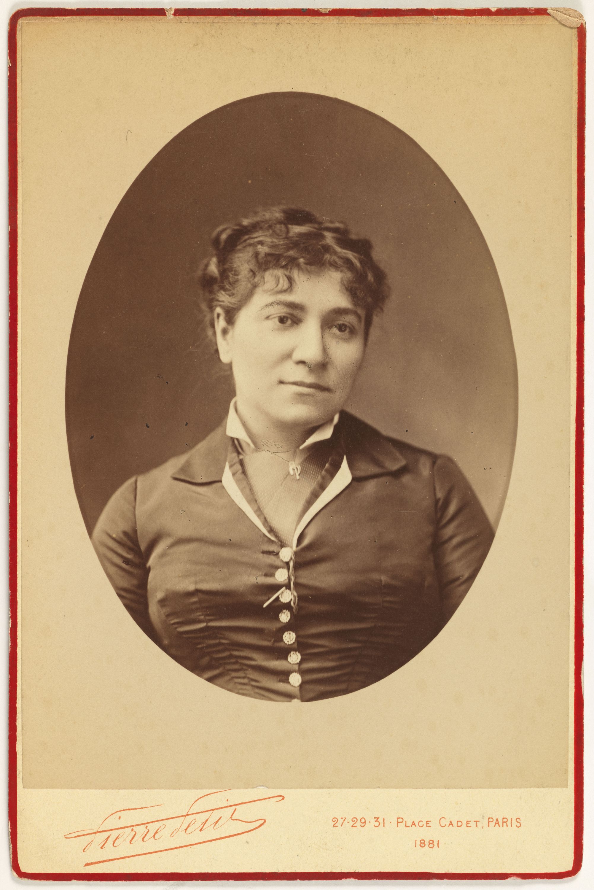 Pierre Petit, Portrait de Brunet-Lafleur, actrice