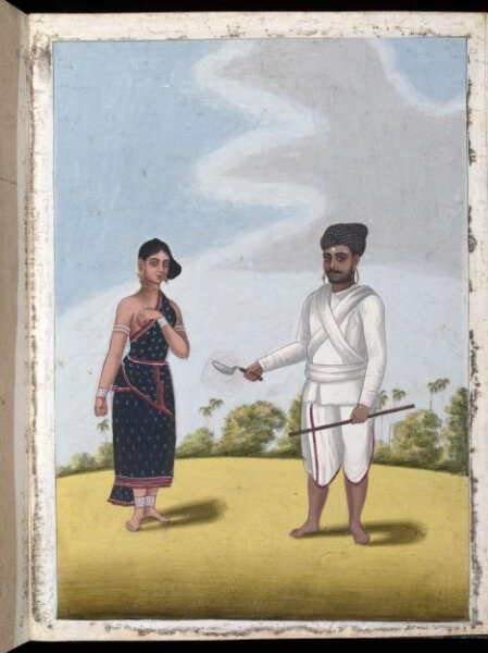 Unknown, A bricklayer and his wife