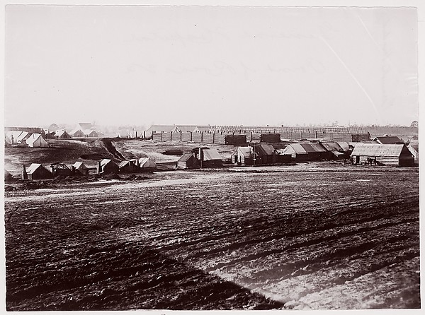 Timothy H. O'Sullivan, General Hospital, Point of Rocks, Appomattox River below Petersburg