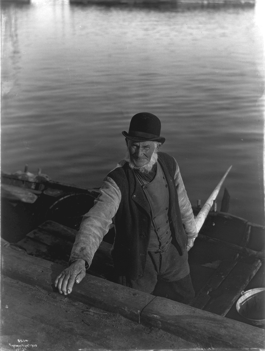 Anders Beer Wilse, Prot: Hans Fisker fra Kragerø 15/2 1908