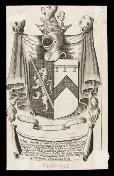 Unknown, Coat of arms of Sir Stephen White of Hackney