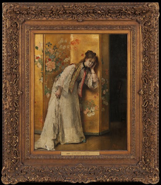 Alfred Stevens, Nyfiken