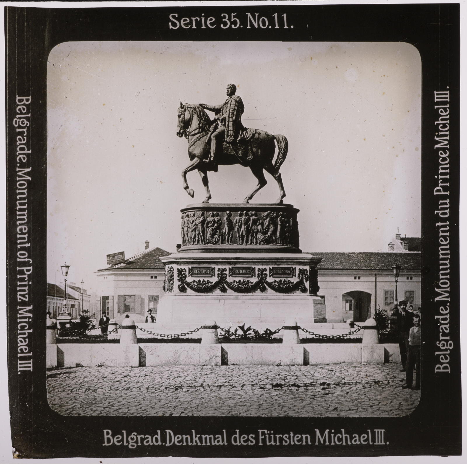 Desconegut, Belgrade. Denkmal des Fürsten Michael III Projection für Alle