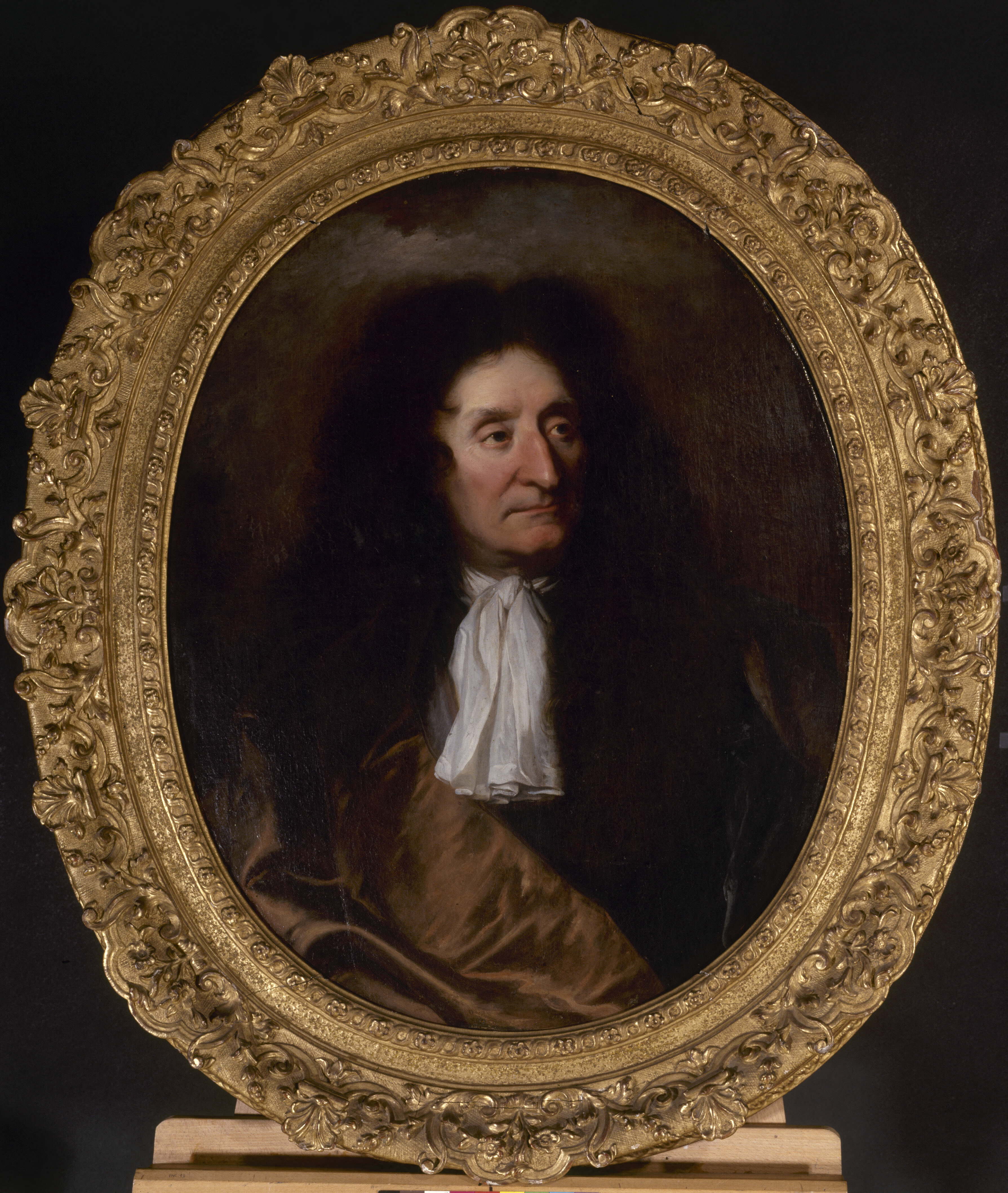 Hyacinthe Rigaud, Portrait de Jean de La Fontaine (1621-1695), poète