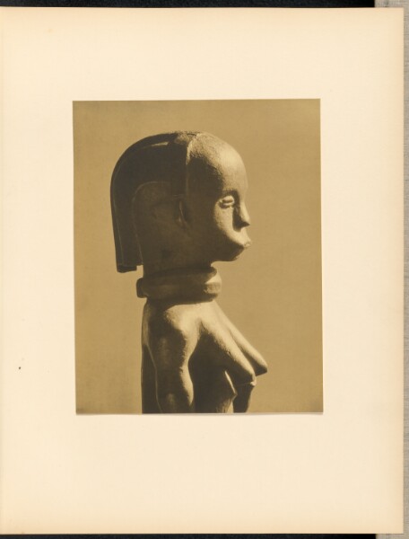 Charles Sheeler, [African Wood Sculpture, in Profile]
