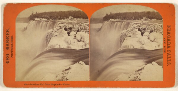 George Barker, American Fall from Hogsback - Winter.