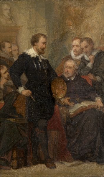 Nicaise De Keyser, Peter Paul Rubens in his Studio