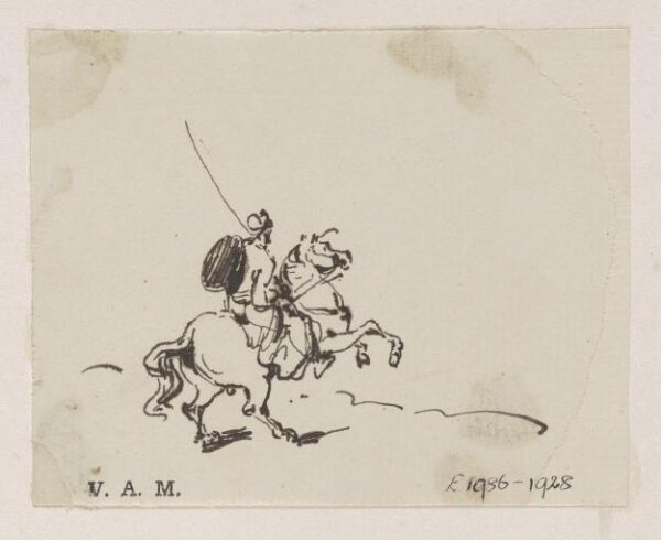 George Chinnery, An Indian soldier on a horse