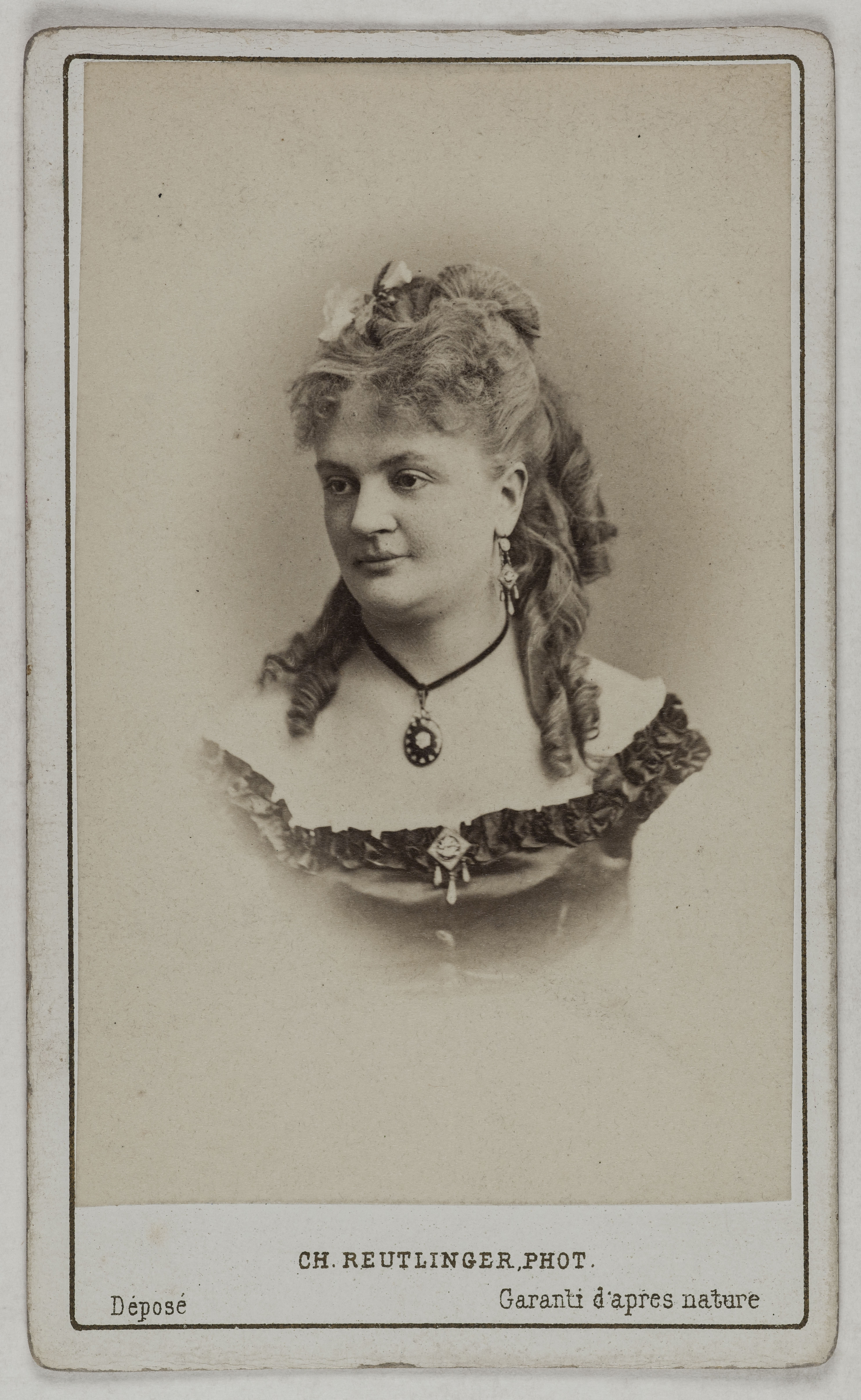 Charles Reutlinger, Portrait de Desclauzas Marie, (née Malvina Ernestine Armand), (1840-1912), (actrice)