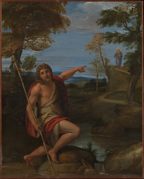 Annibale Carracci, Saint John the Baptist Bearing Witness