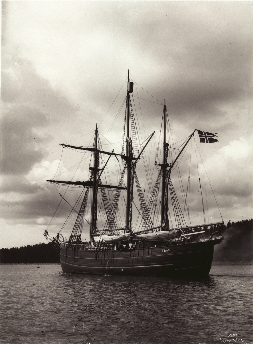 Anders Beer Wilse, Prot: Fram 3/4 agter stemning 26/4 1910