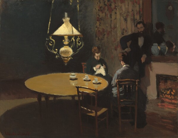 Claude Monet, Interior, after Dinner