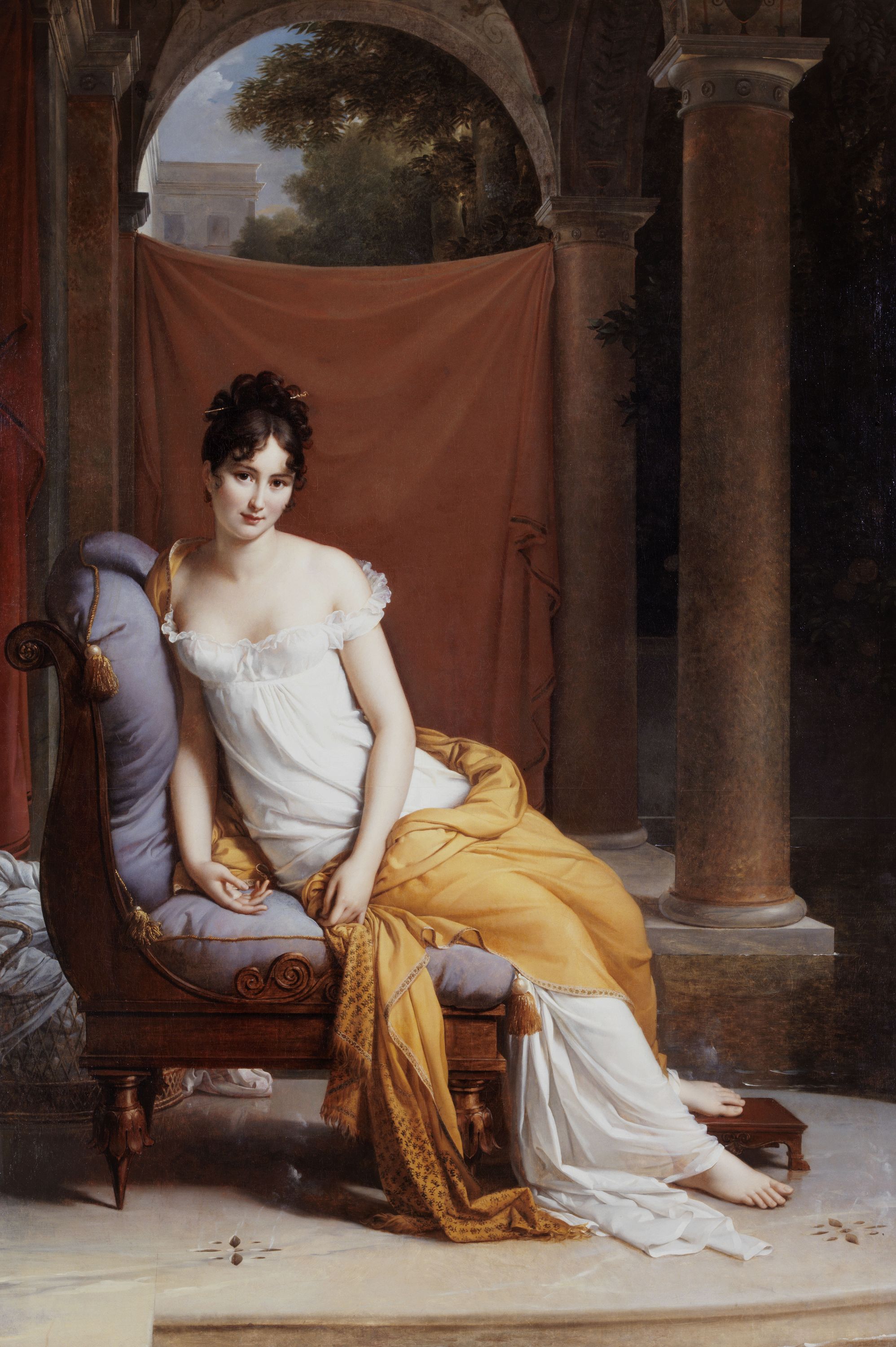 François Gérard, Portrait de Juliette Récamier, née Bernard (1777-1849)