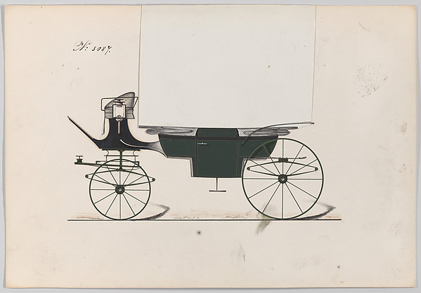 Brewster & Co., Design for Landau, No. 3087