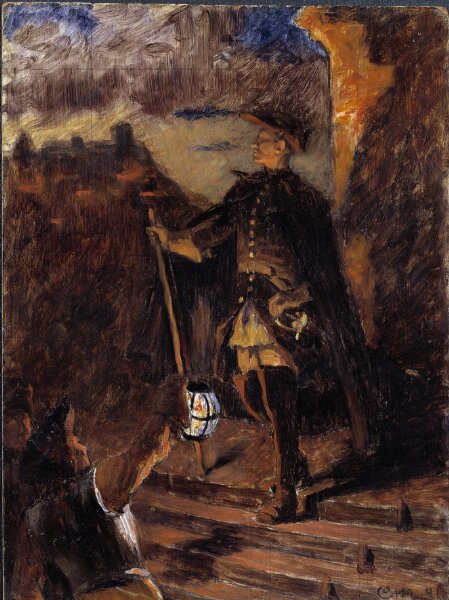Gustaf Cederström, 30 november. Skiss