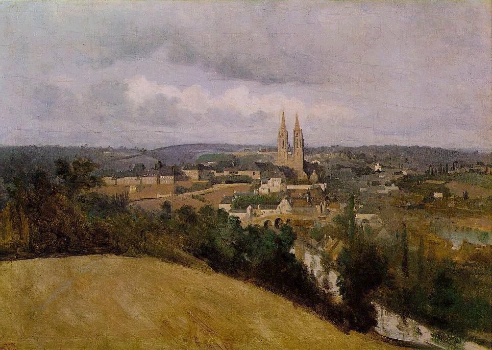 Jean-Baptiste Camille Corot, View of Saint-Lô