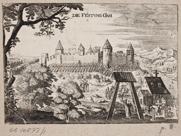 Ubekendt dansk, "Die Festung Gam"