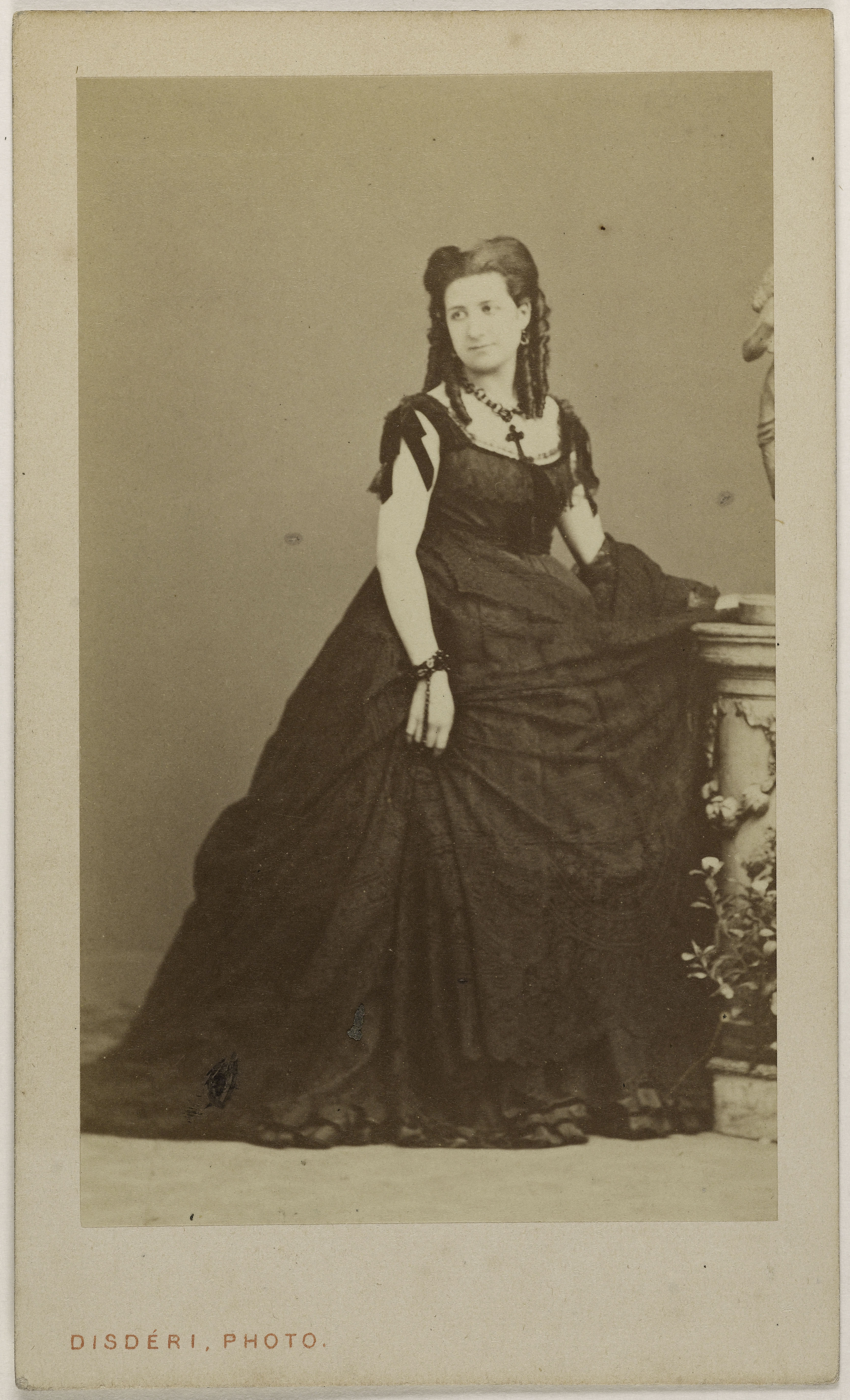 André-Adolphe-Eugène Disdéri, Portrait de Berthier, Charlotte, (actrice)