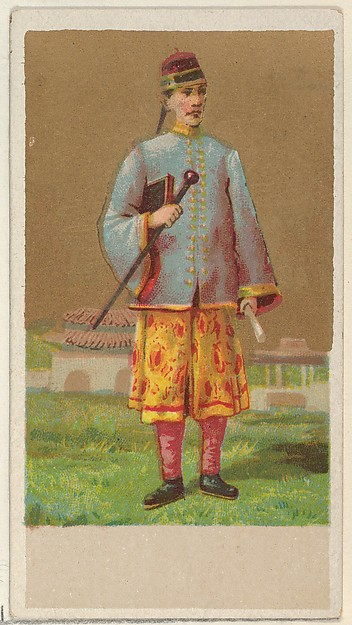 Allen & Ginter, China, from the Natives in Costume series (N16), Teofani Issue, for Allen & Ginter Cigarettes Brands