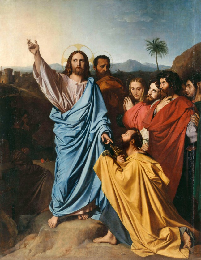 Jean-Auguste-Dominique Ingres, Jesus Returning the Keys to St. Peter