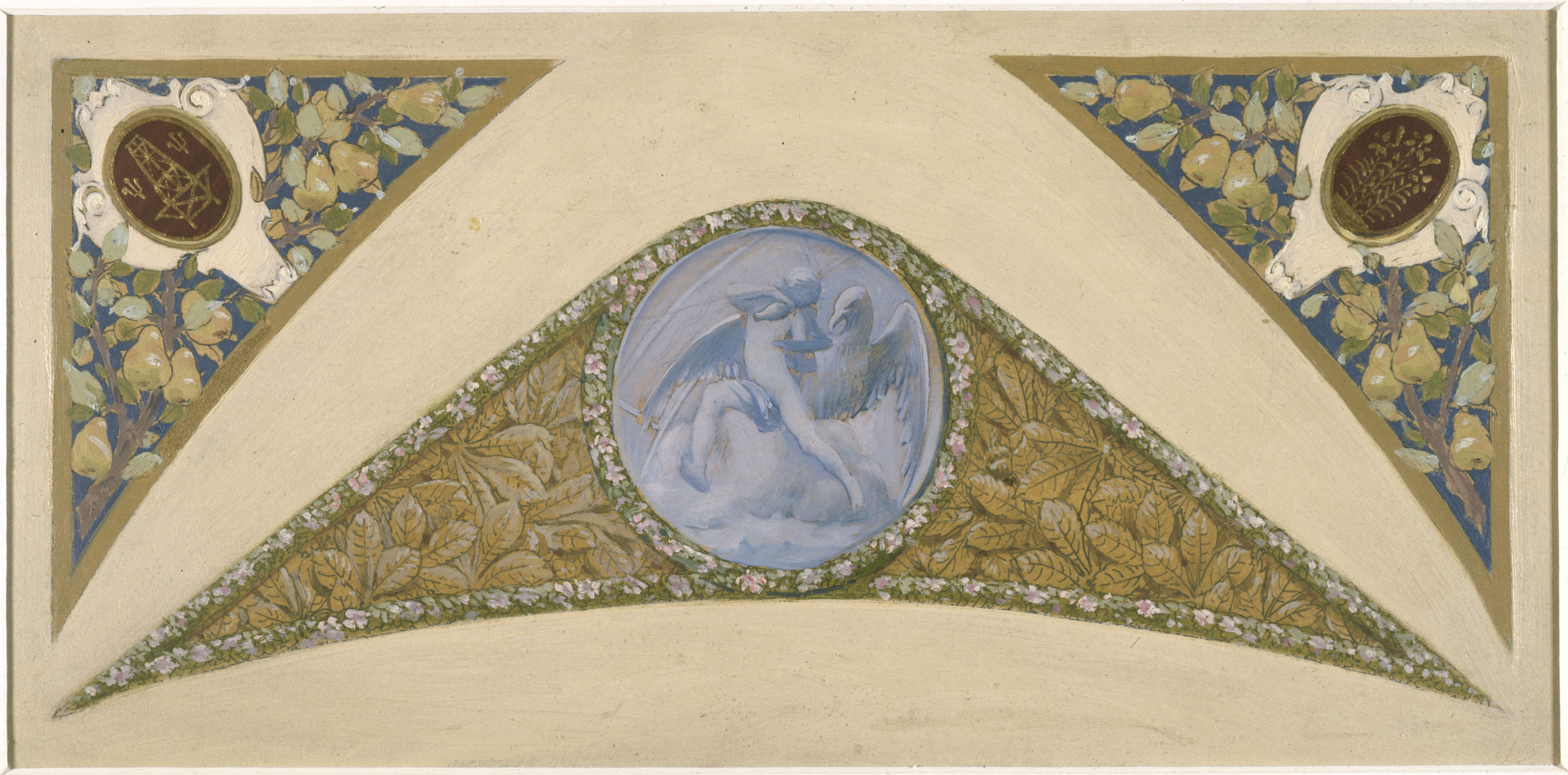 Luc-Olivier Merson, Esquisse pour l'escalier des Fêtes de l'Hôtel de Ville de Paris : Verseau