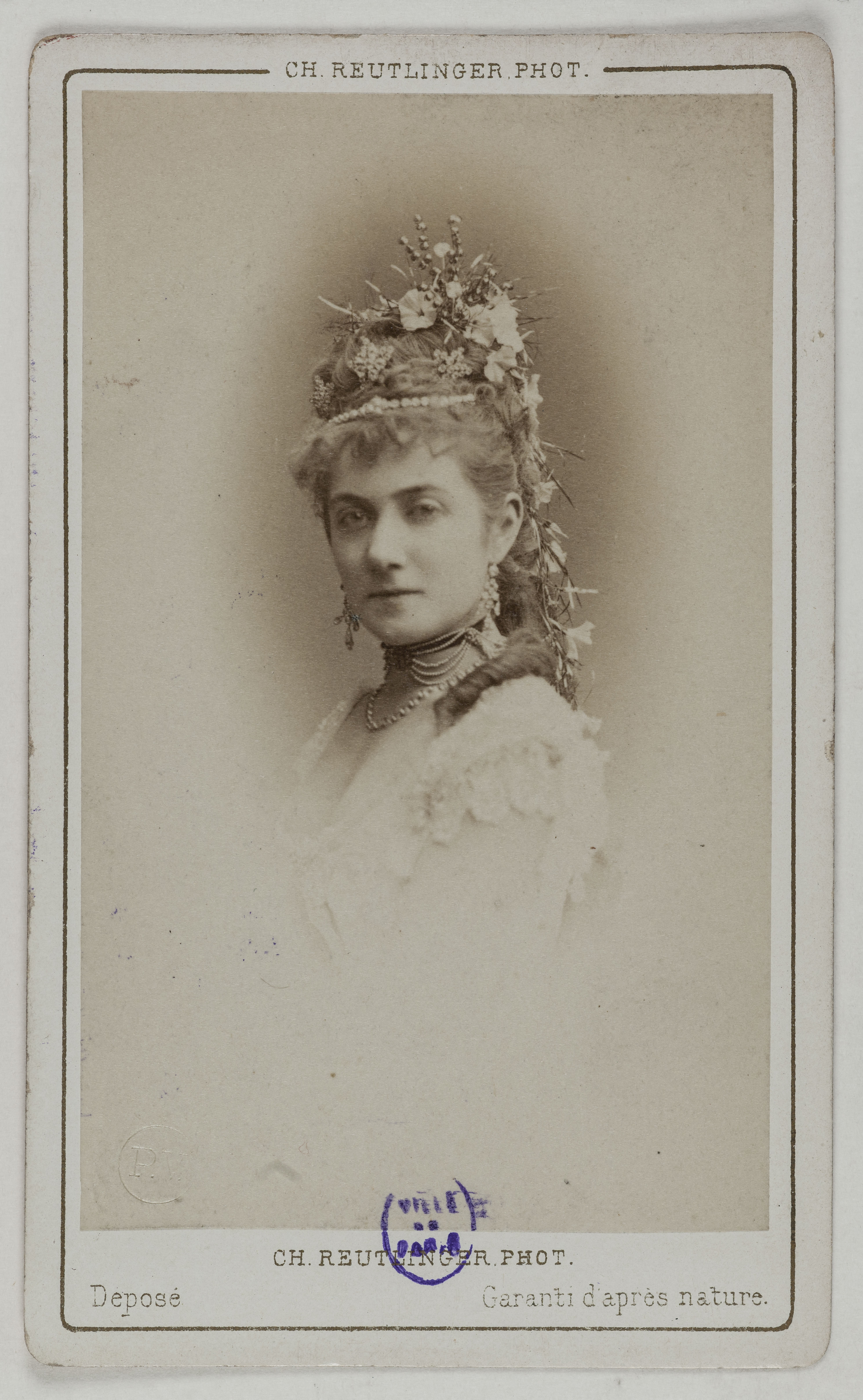Charles Reutlinger, Portrait de Delta, (actrice)