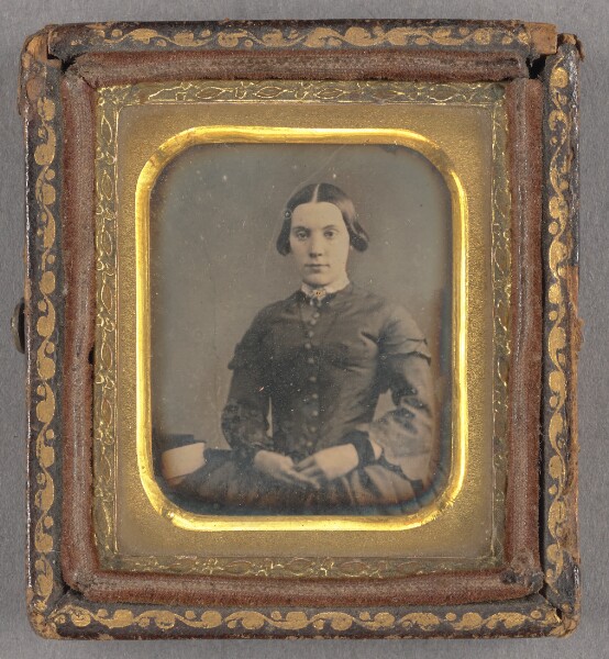 Unknown, [Portrait of a Seated Young Woman]