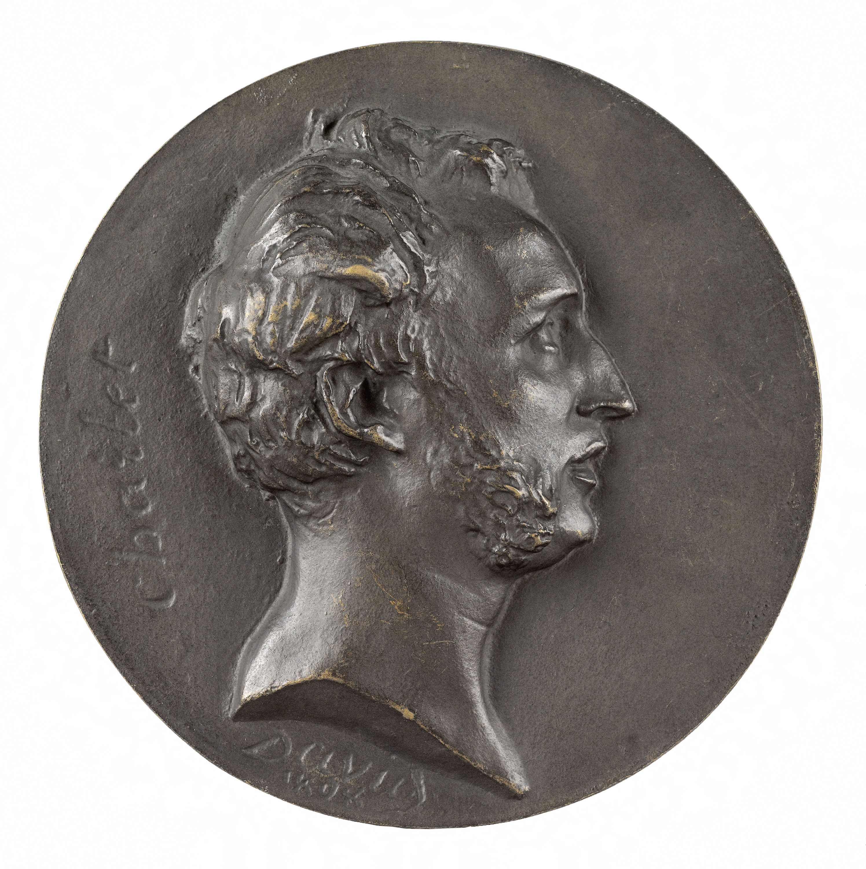 David d'Angers, Portrait de Nicolas-Toussaint Charlet (1792-1845), dessinateur