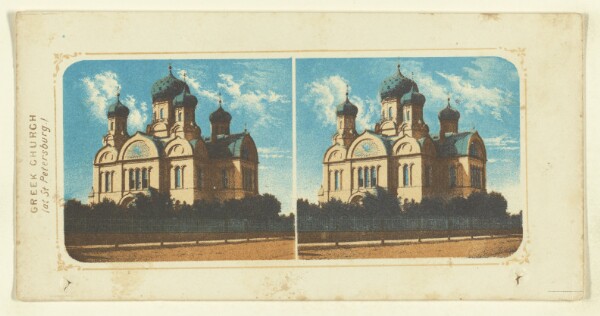 London Stereoscopic and Photographic Company, Greek Church (at St Petersburg.)