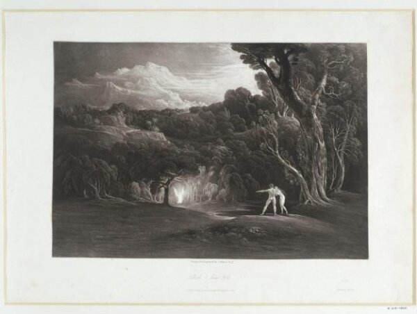 John Martin, Paradise - with the approach of the Archangel Michael