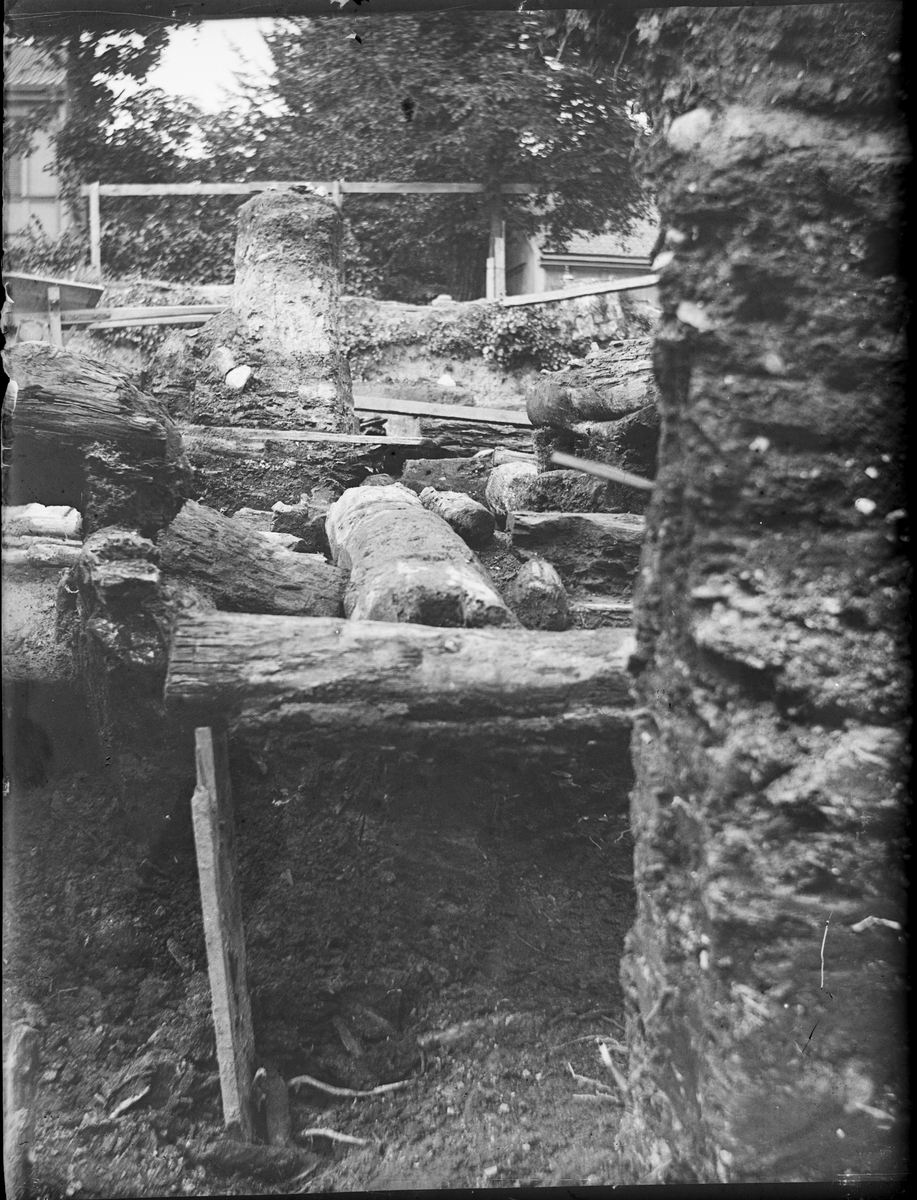 Okänd,, Archaeological excavation, Studentholmen, Uppsala 1907