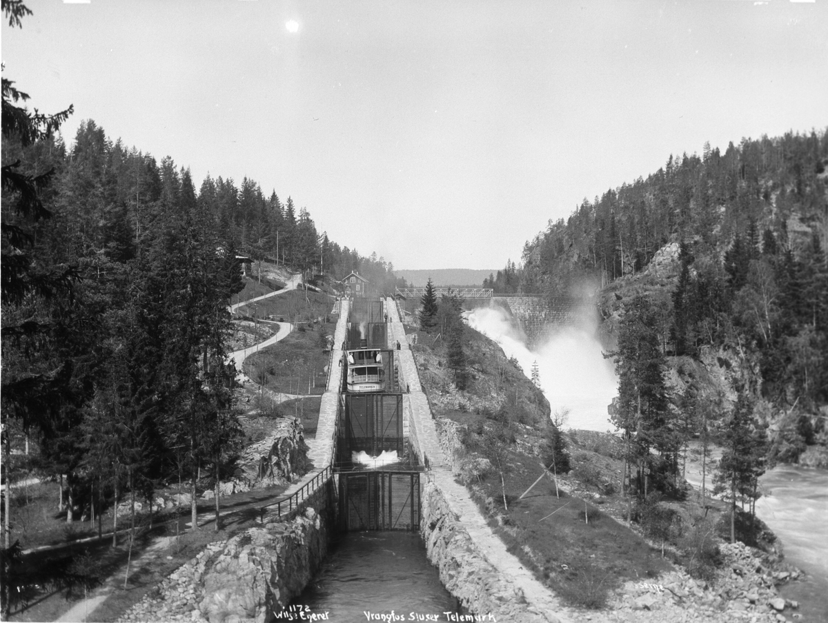 Anders Beer Wilse, Prot: Telemarken - Vrangfos Slusene 3. Juni 1902