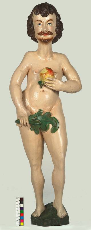 Unknown artist, sculpture, Adam