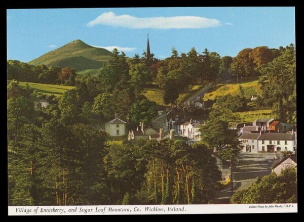 Hinde, John Wilfrid, Village of Enniskerry, and Sugar Loaf Mountain, Co. Wicklow, Ireland