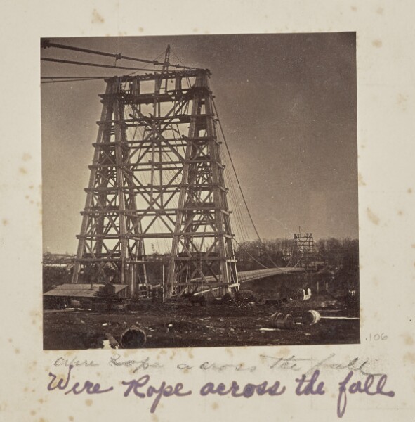 Unknown, Wire Rope across the Fall