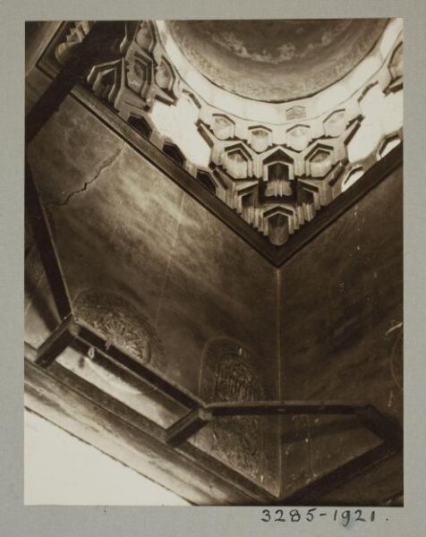 K.A.C. Creswell, Mausoleum pendentive in the funerary mosque of Mamluk Amir Aslam al-Silihdar, Cairo