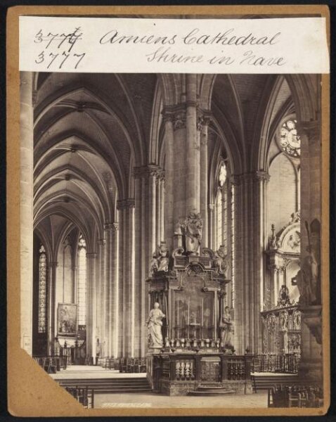 Francis Frith, Amiens Cathedral Shrine in Nave