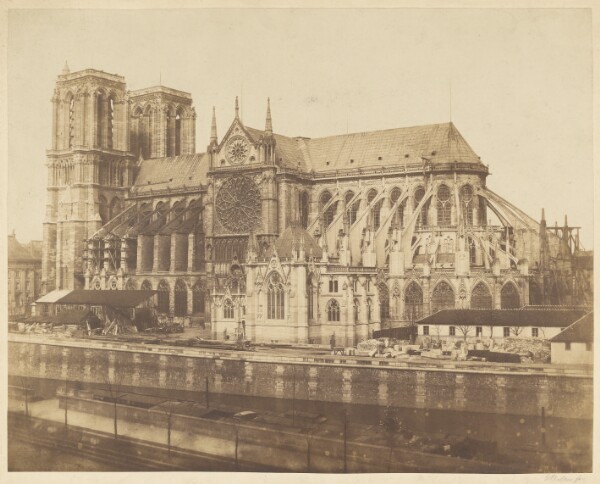 Édouard Baldus, [Notre-Dame Cathedral]