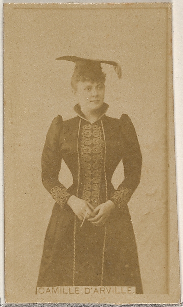 Allen & Ginter, Camille D' Arville, from the Actors and Actresses series (N45, Type 8) for Virginia Brights Cigarettes