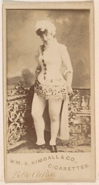 William S. Kimball & Company, Belle Clifton, from the Actresses series (N203) issued by Wm. S. Kimball & Co.