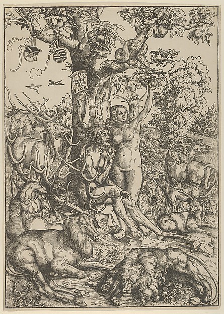 Lucas Cranach the Elder, Adam and Eve in Paradise