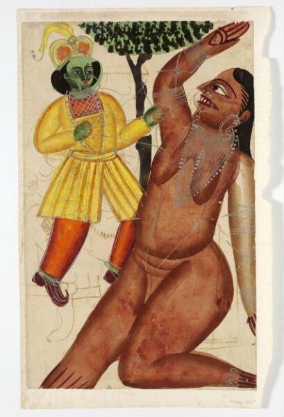 Unknown, Rama and Surpanakha