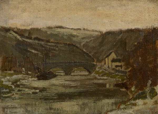 Félicien Rops, Bridge over the River Lesse