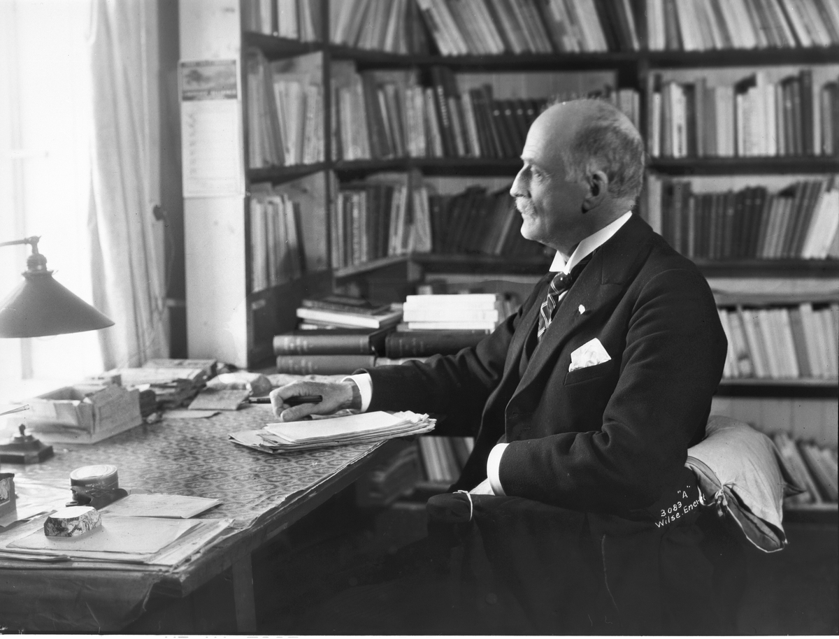Anders Beer Wilse, Prot: Hamsun i arbeidsværelse