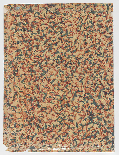 Anonymous, Sheet with overall splotchy pattern